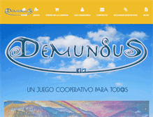 Tablet Screenshot of demundusthegame.com